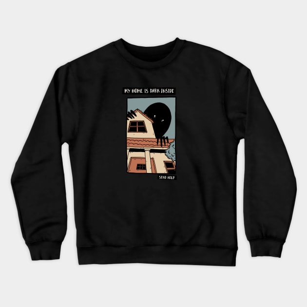 Send Help Crewneck Sweatshirt by sandrodelara